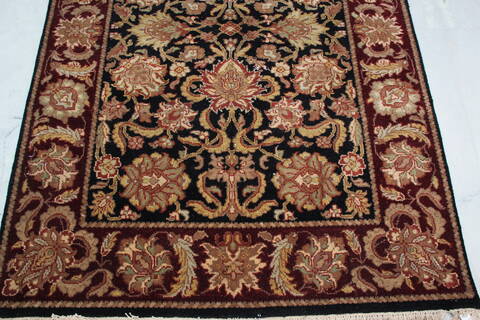 Jaipur Black Hand Knotted 42 X 511 Area Rug 905-145368 Image 6
