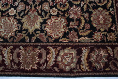 Jaipur Black Hand Knotted 42 X 511 Area Rug 905-145368 Image 8