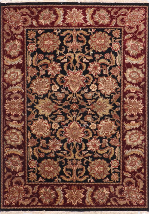 Jaipur Black Hand Knotted 42 X 511 Area Rug 905-145368 Image 0