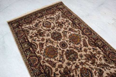Jaipur White Hand Knotted 41 X 64 Area Rug 905-145370 Image 2