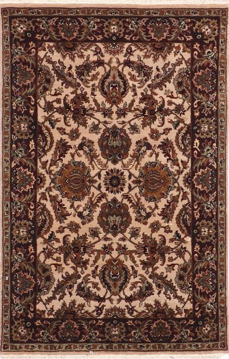 Jaipur White Hand Knotted 41 X 64 Area Rug 905-145370 Image 0