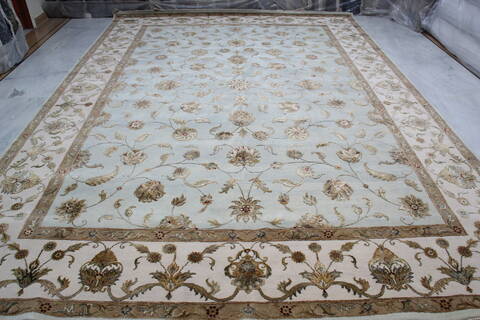 Jaipur Blue Hand Knotted 911 X 141 Area Rug 905-145371 Image 1