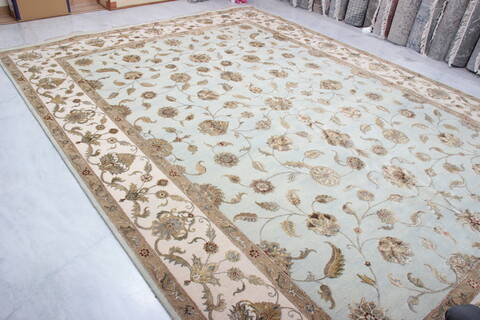 Jaipur Blue Hand Knotted 911 X 141 Area Rug 905-145371 Image 2