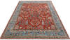 Chobi Red Hand Knotted 80 X 101  Area Rug 700-145376 Thumb 1