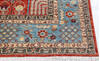 Chobi Red Hand Knotted 80 X 101  Area Rug 700-145376 Thumb 4