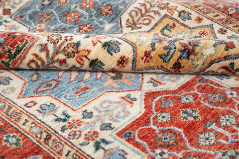 Chobi Beige Hand Knotted 60 X 90 Area Rug 700-145377 Image 5