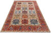 Chobi Beige Hand Knotted 60 X 90  Area Rug 700-145377 Thumb 1