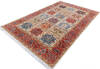 Chobi Beige Hand Knotted 60 X 90  Area Rug 700-145377 Thumb 2