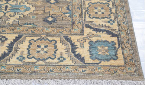 Chobi Grey Hand Knotted 82 X 910 Area Rug 700-145384 Image 4