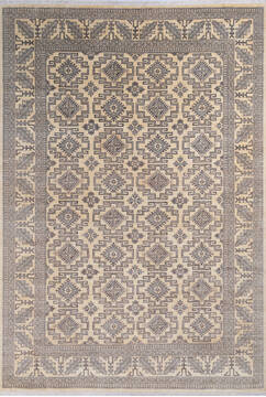 Chobi Beige Hand Knotted 9'2" X 13'4"  Area Rug 700-145385