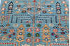 Chobi Blue Runner Hand Knotted 25 X 97 Area Rug 700-145388 Thumb 3