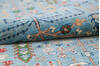 Chobi Blue Runner Hand Knotted 25 X 97 Area Rug 700-145388 Thumb 5
