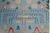 Chobi Blue Runner Hand Knotted 25 X 97 Area Rug 700-145388 Thumb 6