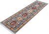 Chobi Grey Runner Hand Knotted 28 X 94  Area Rug 700-145391 Thumb 2