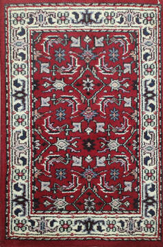 Vintage Multicolor Hand Knotted 2'0" X 3'0"  Area Rug 902-145411
