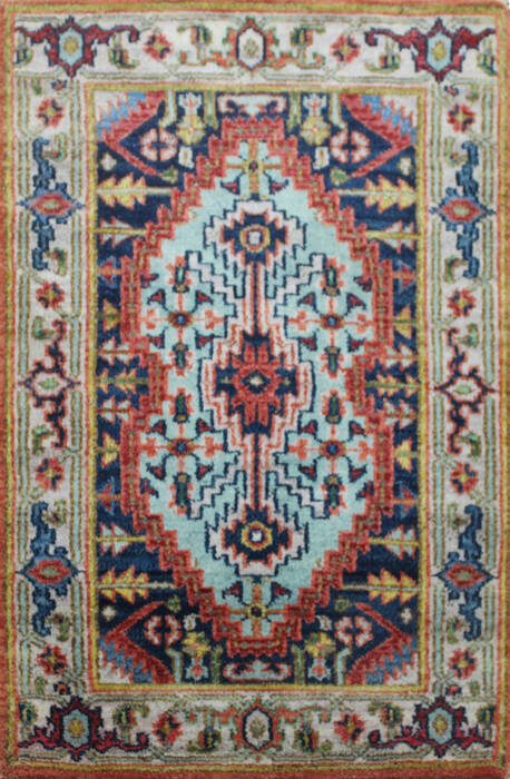 Vintage Multicolor Hand Knotted 20 X 30  Area Rug 902-145412 Image 0