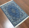 Mahi Blue Hand Knotted 20 X 30  Area Rug 902-145413 Thumb 2