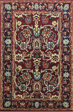 Vintage Multicolor Hand Knotted 2'0" X 3'0"  Area Rug 902-145417