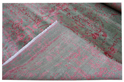 Heriz Multicolor Hand Knotted 100 X 130 Area Rug 902-145420 Image 1