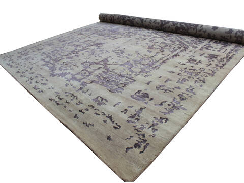 Heriz Multicolor Hand Knotted 120 X 150  Area Rug 902-145423 Image 1