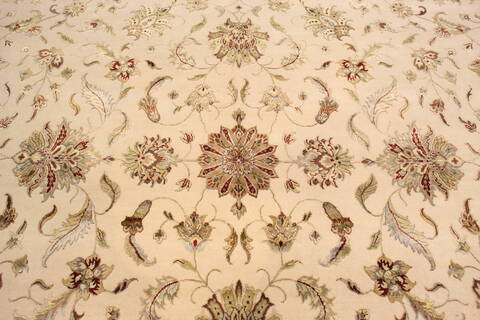Jaipur White Hand Knotted 122 X 152 Area Rug 905-145424 Image 5
