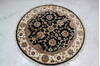 Jaipur Black Round Hand Knotted 41 X 41 Area Rug 905-145426 Thumb 2