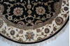Jaipur Black Round Hand Knotted 41 X 41 Area Rug 905-145426 Thumb 4
