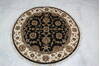 Jaipur Black Round Hand Knotted 41 X 41  Area Rug 905-145426 Thumb 5