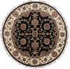 Jaipur Black Round Hand Knotted 41 X 41  Area Rug 905-145426 Thumb 0