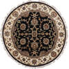 Jaipur Black Round Hand Knotted 41 X 41 Area Rug 905-145426 Thumb 0