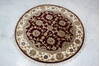 Jaipur Red Round Hand Knotted 41 X 42 Area Rug 905-145427 Thumb 3