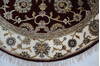Jaipur Red Round Hand Knotted 41 X 42 Area Rug 905-145427 Thumb 4