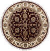 Jaipur Red Round Hand Knotted 41 X 42 Area Rug 905-145427 Thumb 0