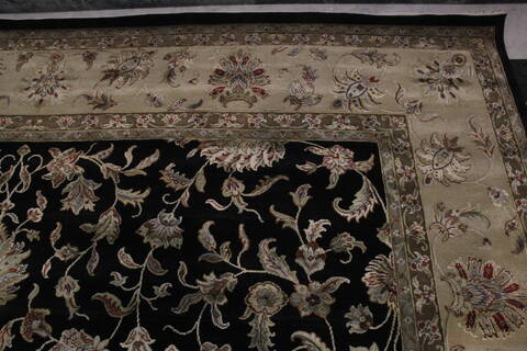 Jaipur Black Hand Knotted 120 X 180 Area Rug 905-145429 Image 10