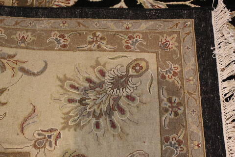 Jaipur Black Hand Knotted 120 X 180 Area Rug 905-145429 Image 12