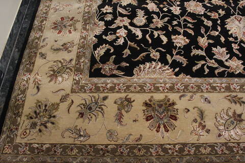 Jaipur Black Hand Knotted 120 X 180 Area Rug 905-145429 Image 5