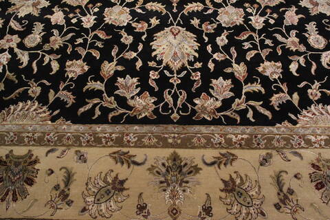 Jaipur Black Hand Knotted 120 X 180 Area Rug 905-145429 Image 6