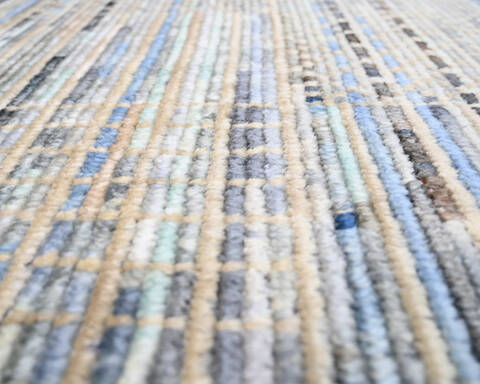 Modern-Contemporary Multicolor Hand Knotted 80 X 100 Area Rug 904-145433 Image 7