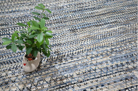 Modern-Contemporary Multicolor Hand Knotted 83 X 102 Area Rug 904-145438 Image 9