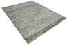 Modern-Contemporary Multicolor Hand Knotted 83 X 102 Area Rug 904-145438 Thumb 1