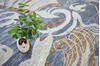 Modern-Contemporary Multicolor Hand Knotted 81 X 101 Area Rug 904-145440 Thumb 7
