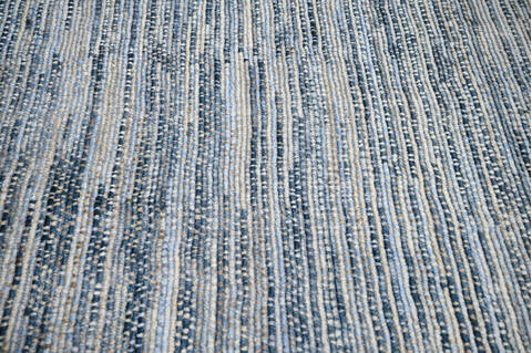Modern-Contemporary Multicolor Hand Knotted 83 X 103 Area Rug 904-145442 Image 5
