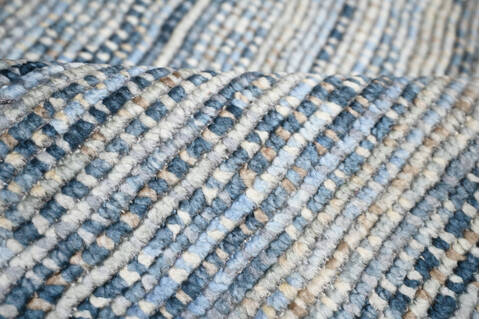 Modern-Contemporary Multicolor Hand Knotted 83 X 103 Area Rug 904-145442 Image 7