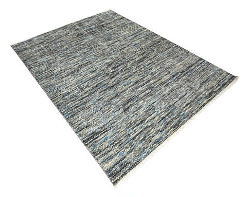 Modern-Contemporary Multicolor Hand Knotted 711 X 106 Area Rug 904-145444 Image 1