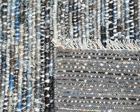 Modern-Contemporary Multicolor Hand Knotted 711 X 106 Area Rug 904-145444 Image 3