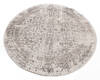 Modern-Contemporary Grey Round Hand Knotted 82 X 83  Area Rug 904-145450 Thumb 1