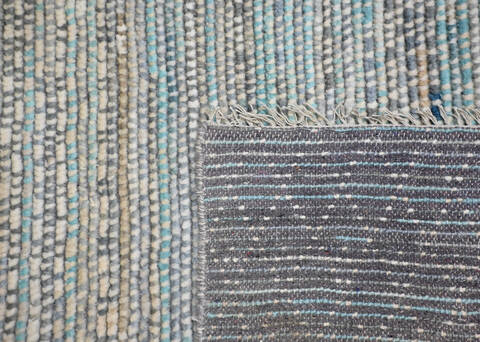 Modern-Contemporary Multicolor Hand Knotted 90 X 1110 Area Rug 904-145453 Image 3