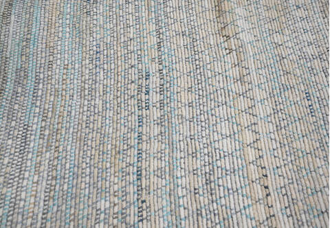 Modern-Contemporary Multicolor Hand Knotted 90 X 1110 Area Rug 904-145453 Image 5