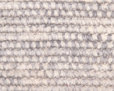 Modern-Contemporary Grey Hand Knotted 711 X 100 Area Rug 904-145455 Image 4