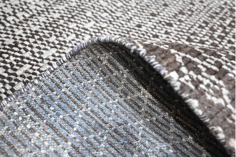 Modern-Contemporary Brown Hand Knotted 90 X 1111 Area Rug 904-145458 Image 7